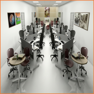 Fabrica de Mesa Reta para Escritório